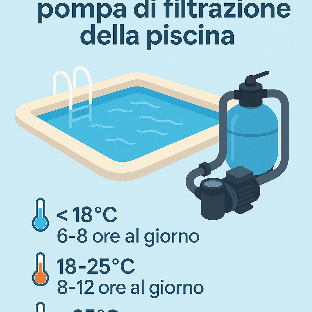 Come e Quanto Tenere Accesa la Pompa di Filtrazione della Piscina: Guida&nbsp;Completa