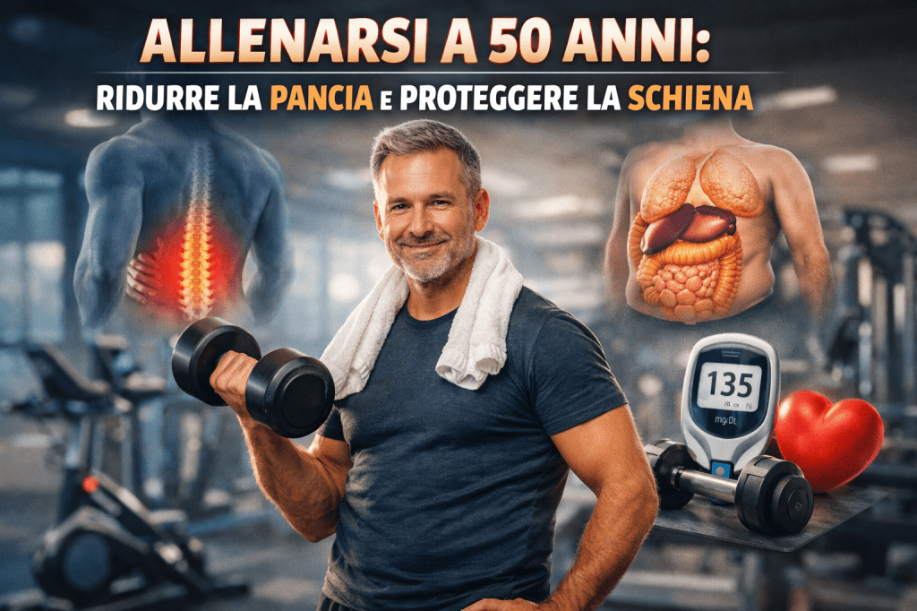 Allenarsi intorno ai 50 anni: un piano realistico per ridurre il girovita, proteggere la schiena e migliorare la salute&nbsp;metabolica