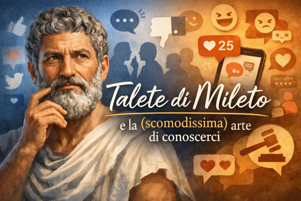 Talete di Mileto e la (scomodissima) arte di&nbsp;conoscerci