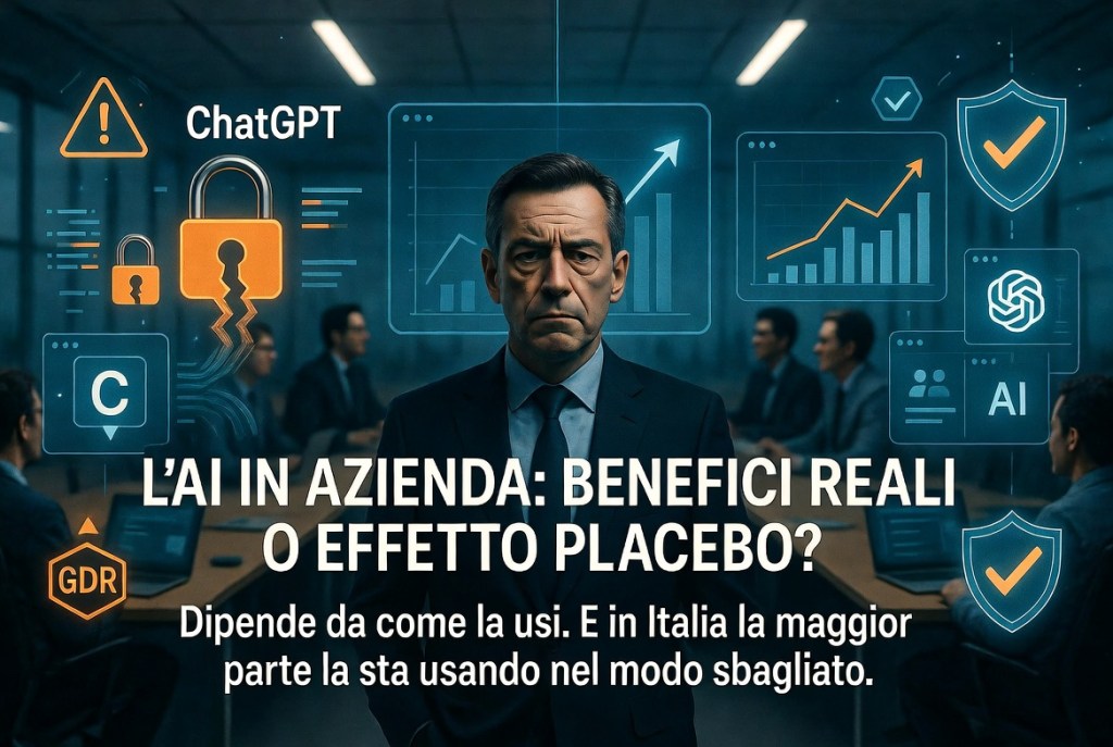 L’AI IN AZIENDA: BENEFICI REALI O EFFETTO&nbsp;PLACEBO?