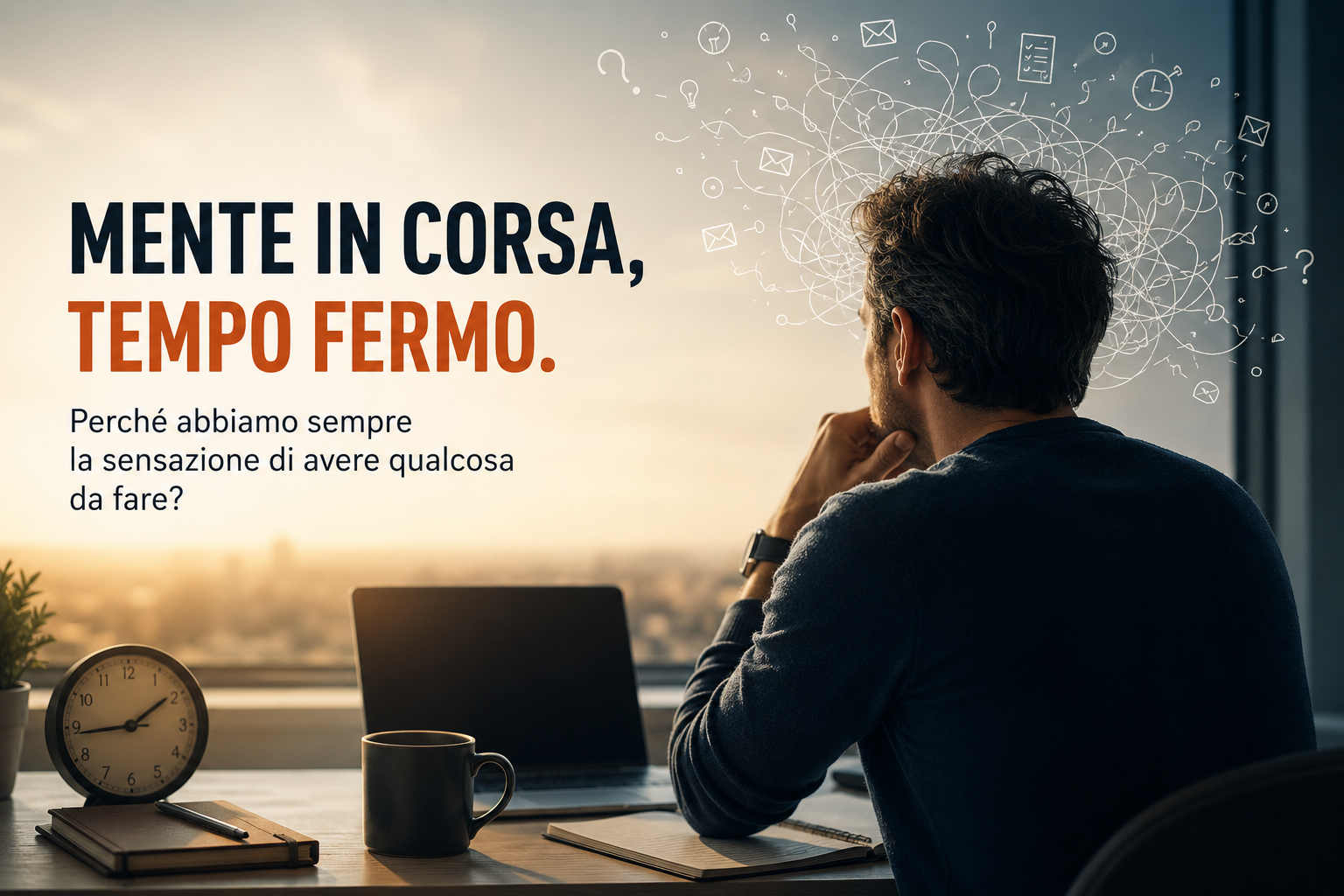 Quando il tempo finalmente c’è… ma la tua mente continua a correre